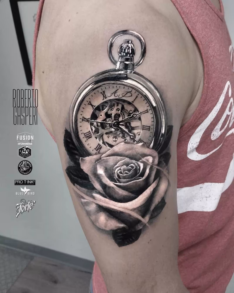 Roberto Gasperi 26.10. - 30.10. — Tattoo 8 | Realismus · Blackwork · Black & Grey | Tattoo-Werk Wien