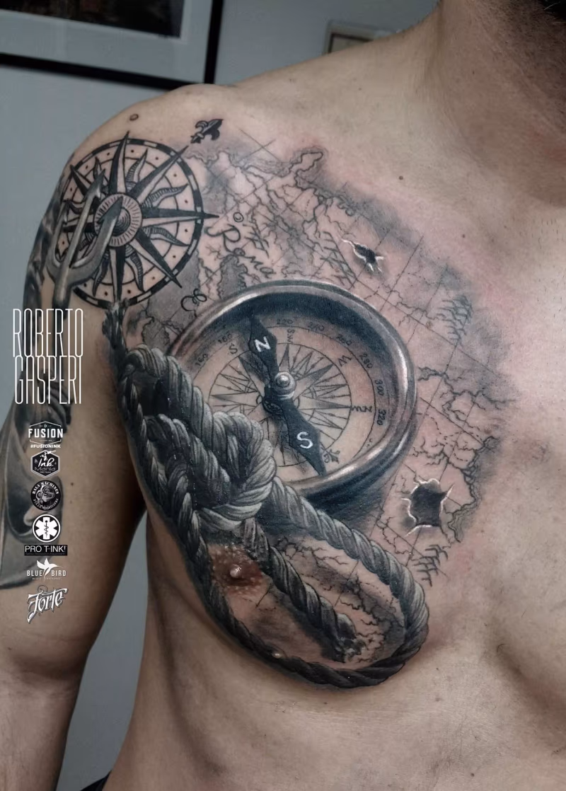 Roberto Gasperi 26.10. - 30.10. — Tattoo 9 | Realismus · Blackwork · Black & Grey | Tattoo-Werk Wien